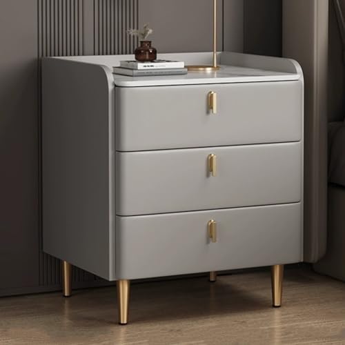 Table de chevet en bois à 3 tiroirs pour optimiser le rangement de votre chambre