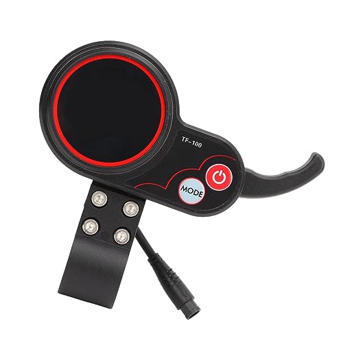 LCD Display Panel for M4 Electric Scooter, Multi Function Electric Scooter Display Panel with 6 Pin Connector for M4 Electric Scooter, USB Port for Charging