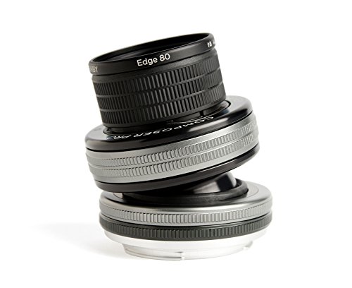 Lensbaby Quick Release LB-3U6C Composer pro II with Edge 80 Optic for Connecting Canon EF, Black