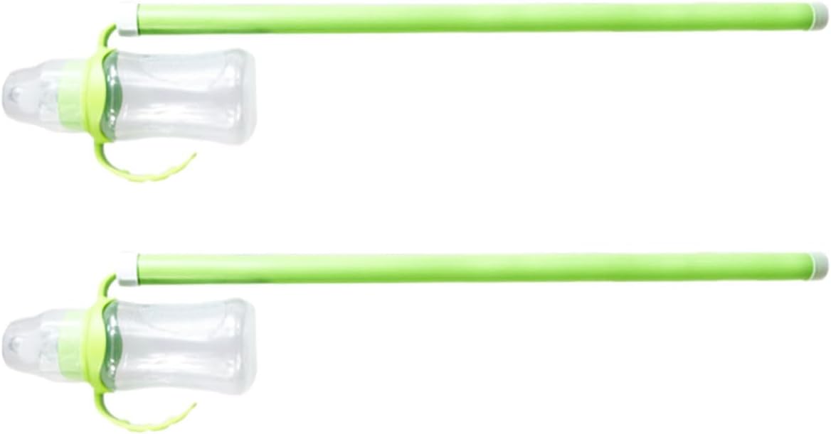 2pcs Fish Feeder Bottle for Carp Transparent Feeding Device with Rod for Aquariums Design for Feeding