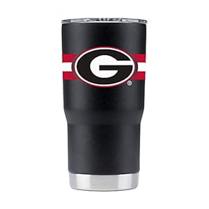 Gametime Sidekicks Georgia Bulldogs Stainless Steel Drinkware (20oz Black 360)