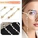 3-Pack Beaded Eyeglass Chains for Women, Fashion Vintage Glasses Strap Around Neck with Loops, Eyeglass Holder for Reading Glasses, Sunglasses, and Everyday Use