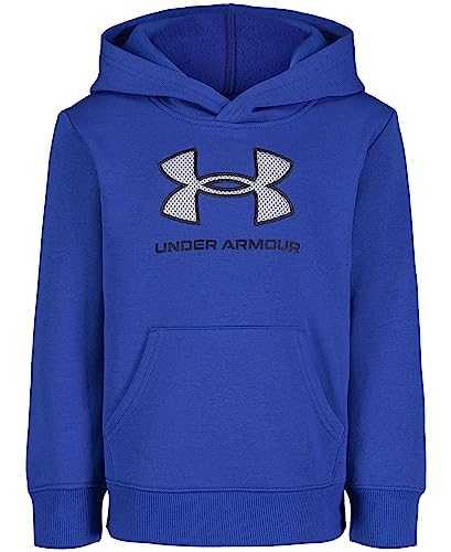 Image of Under Armour Boys' Fleece Pullover Hoodie Sweatshirt, Soft & Comfortable, Relaxed Fit