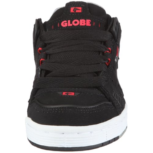 Image of Globe Sabre Nubuck 2, Men's Skateboarding Shoes, Black (Noir /Black /Neutral Grey /Red), 10.5 UK (45 EU)