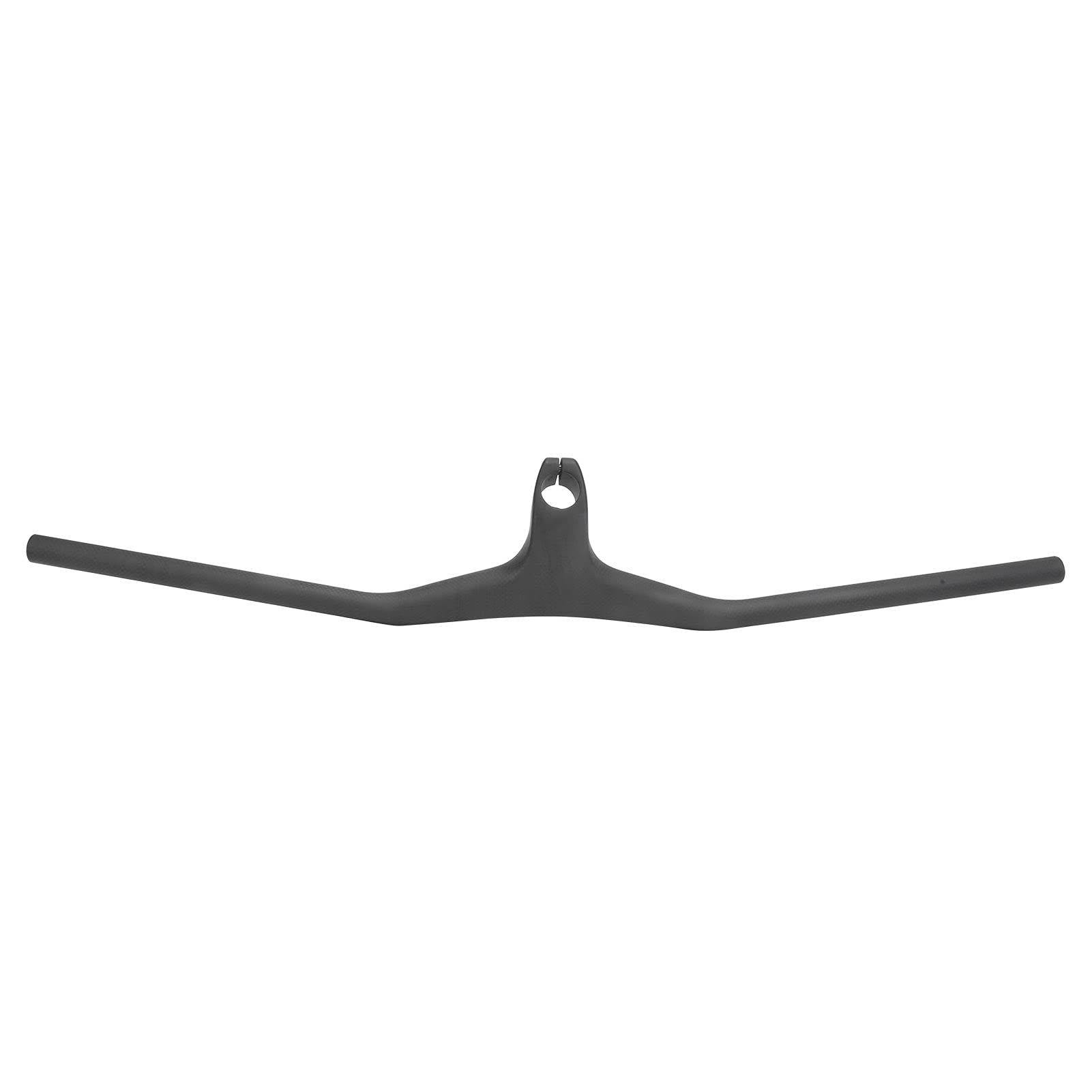 Carbon Fiber Integrated Bicycle Handlebar Super Long High Strength Ergonomic Design Lightweight Mountain Bike Handlebars for Folding Bikes and Road Bikes (90mm)