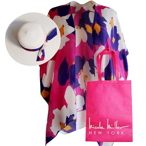Sombrero y bolsa Nicole Miller para mujer