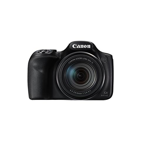 Canon SX540 HS PowerShot Camera - Black Cover