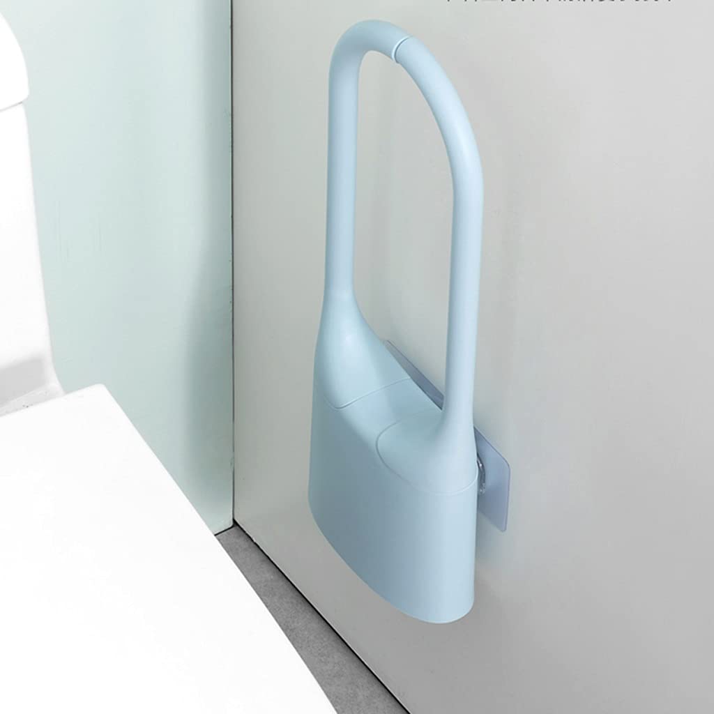 Set di spazzole TET morbide in Nylon e Lana con Immagine speculare, Senza vicoli ciechi, Accessori per Il Bagno di casa, Strumento di Pulizia (Blu Bianco)