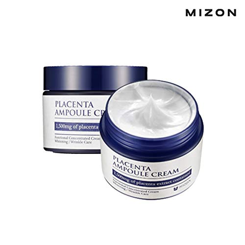 Mizon Placenta Ampoule for wrinkle and tone correction treatment, Free of Parabens