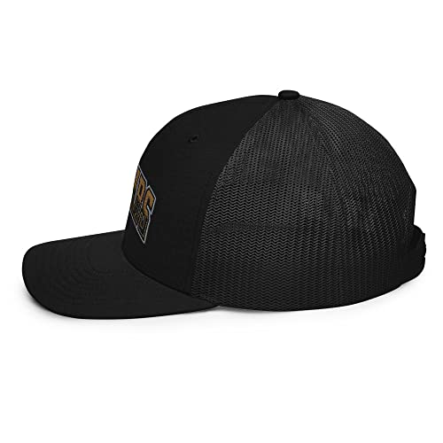 Gorra Jaguars para hombre estilo snapback trucker negra con rejilla transpirable 3