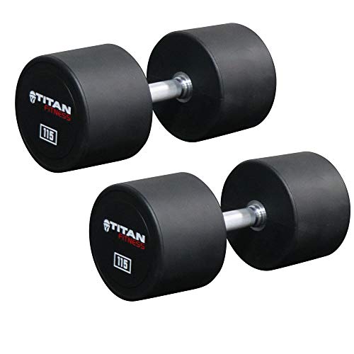 TITAN Urethane Dumbbells | 115 LB | Pair