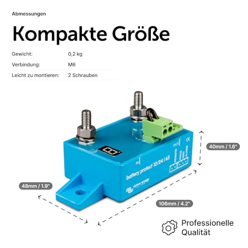 Victron Energy BatteryProtect 12/24-Volt 65 Ampere