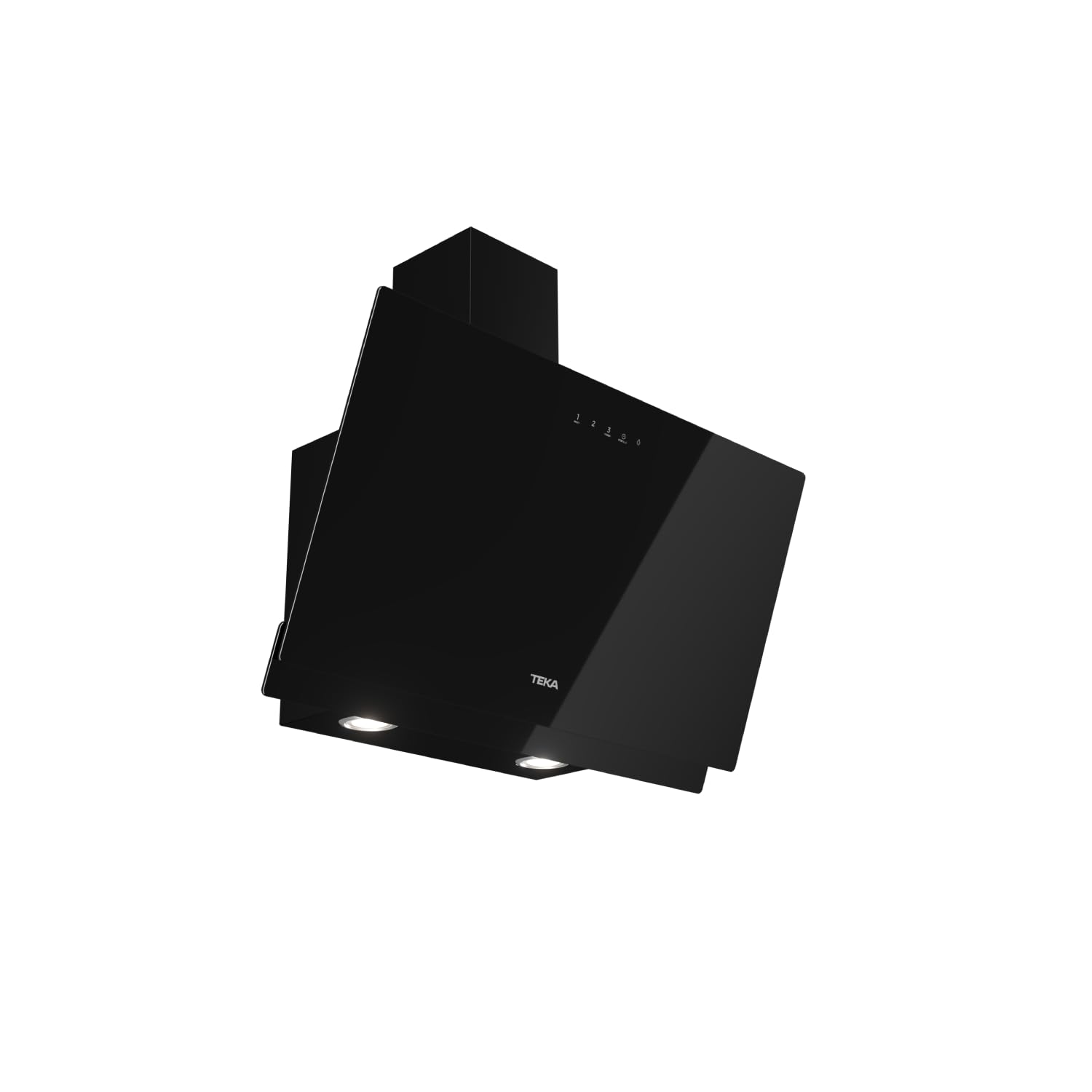 TEKA Campana Extractora de Pared 70 cm, Motor Blindado Doble, 3 Velocidades + Intensiva, Extracción Perimetral, Control Táctil, Iluminación LED, DVN 77050 TTC BK