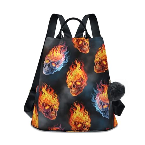 Sac à dos femme imprimé floral et poches latérales pour la ville