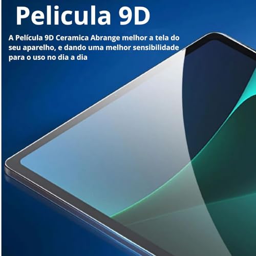 KIT Capa Giratória Azul + Película 9D compatível com iPad Mini 3 (Tela 7.9