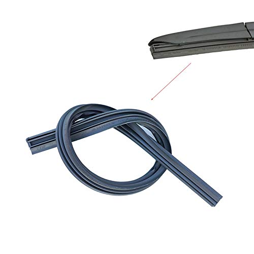 CJYTYJ 1 Set/Fit For Nis.san X-trail T32 2017 2018 2019 Windshield Wipers Blade Rubber Strip (Refill) 10mm 17/26 Inch Accessories