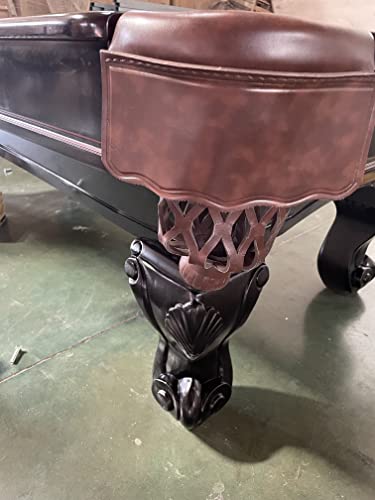 8 Ft. Tunierpoolbillard Billardtisch Modell Winston Pool Billard mit 3cm starken Schieferplatten Gestellfarbe Nussbaum Tuchfarbe: blau – Bild 4