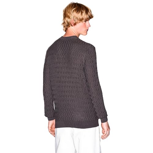 Armani Exchange Men's Cozy Tonal Pattern Crewneck2
