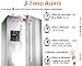 Fridge Door Alarm with 60 Seconds Delay, Door Ajar Chime for Cooler, Low/Loud 80dB to 110dB. (Pack 2)