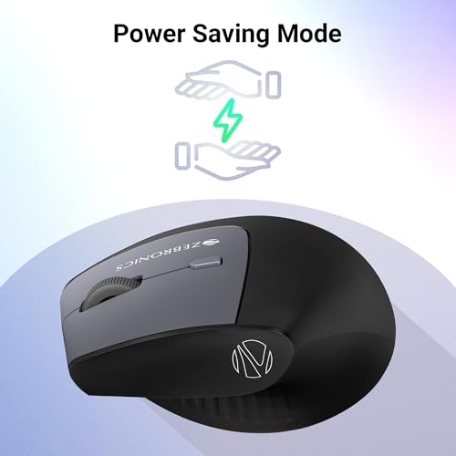 Add ZEBRONICS Jaguar V, Vertical Wireless Mouse, Dual Mode (2.4GHz + - Image 7