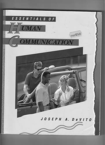 Essentials of Human Communication 006500454X Book Cover