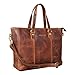 STILORD 'Emmeline' Grande Borsa Shopper in Pelle Borsa da Lavoro Vintage Elegante Borsa a Tracolla Business Bag per PC da 13,3 Pollici Borsa a Spalla, Colore:kara - cognac