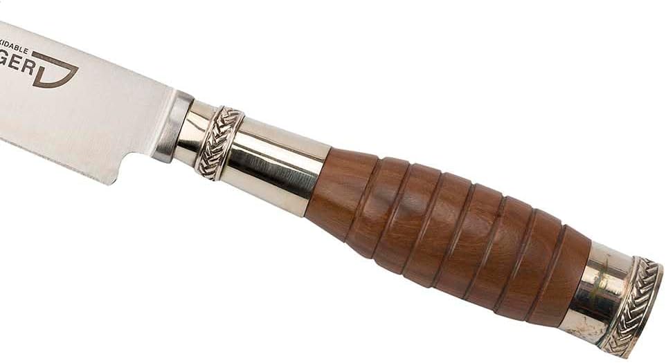 Argentine Steak Knife with Espinal Style Wood and Alpaca