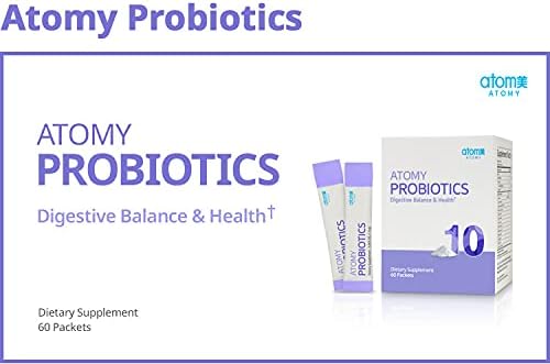 Miniatura 2 de Atomy Probiotics Suplemento dietético para el equilibrio digestivo y la salud, 60 paquetes