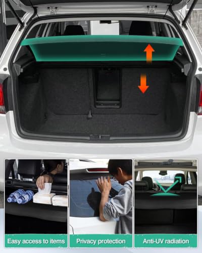 Image of Powerty Cargo Cover for 2010-2014 Volkswagen Golf GTI Mk6 Accessories