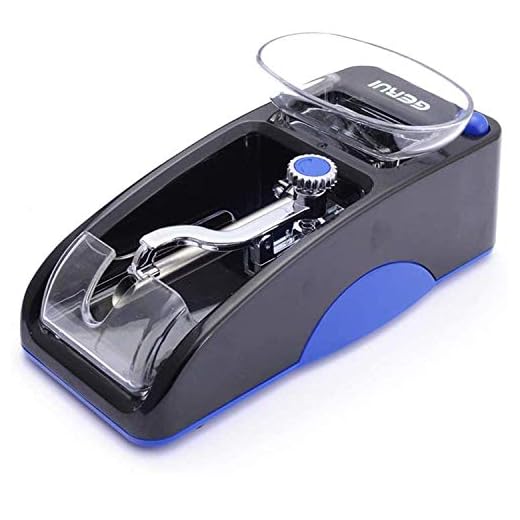 GERUI Electric Cigarette Rolling Automatic Roller Maker Mini Machine (Blue)