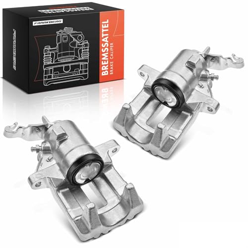 Frankberg 2x Pinza de freno Trasero izquierdo derecho alumin.io Compatible con Golf Plus Golf V Golf VI A3 O.c.t.a.v.i.a II Leon Altea Altea XL Toledo III Replace# 1K0615423J