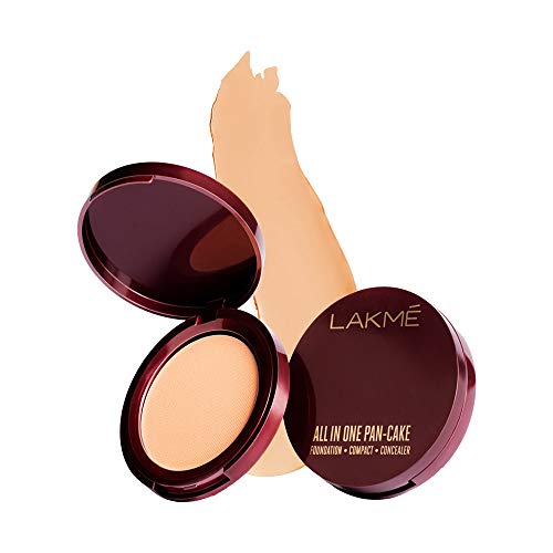 Image of Lakme All In One Pan-Cake, Natural Coral, 8 g