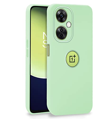 Image of Pikkme OnePlus Nord CE 3 Lite 5G Back Cover | Full Camera Protection | Raised Edges | Super Soft Silicone | Bumper Case for OnePlus Nord CE 3 Lite 5G (Mint Green)