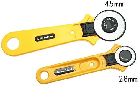 28mm 45mm Cloth Cutting Knife Tailor Wheel Knife Sewing Tools Accessory Cut Leather Paper Fabric Round Blade Rotary Cutter 28mm - (Color: 45mm)