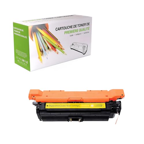 Toner jaune HP 647A CE262A compatible imprimante Color LaserJet CP4025DN CP4525