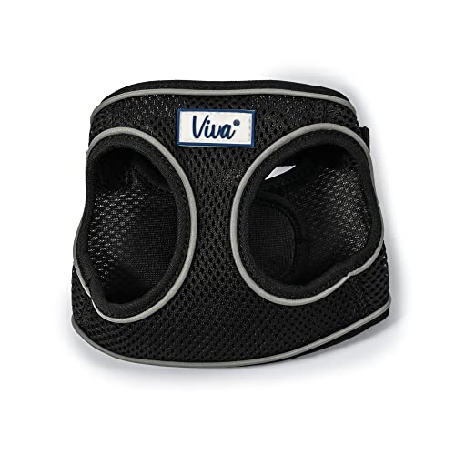 PETBLIS - Arnés de Malla para Perro, Color Negro, 1 kg