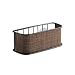 InterDesign Twillo Kitchen Sink Suction Holder for Sponges, Scrubbers, Soap - Bronze
