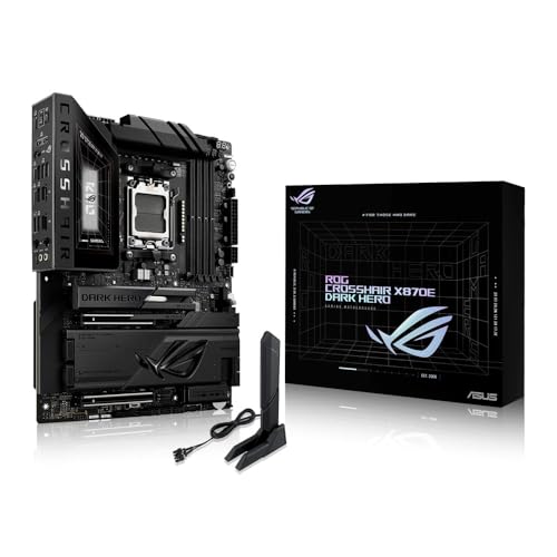 ASUS ROG CROSSHAIR X870E DARK HERO AMD Ryzen 9000 AM5 �Ή� ATX �}�U�[�{�[�h �������K�㗝�X�i