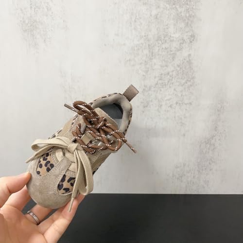 Cute Leopard Print Sneakers for Girls Big Kids Fashionable Slip-On Platform Casual Shoes Comfortable Walking Non-Slip Sole Cheetah Animal Pattern Tennis Shoes for Back to School, Sorority Rush, Gifts3