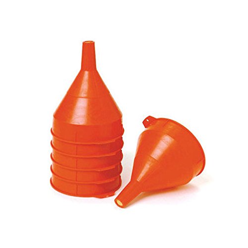 Little Giant Orange 8-1/2 in. H Plastic 64 oz. Funnel