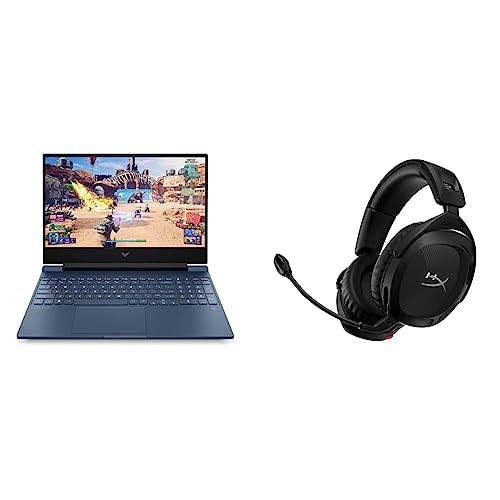 Image of HP Victus Gaming Laptop AMD Ryzen 5 5600H 15.6 inch(39.6 cm) FHD IPS Gaming Laptop & Cloud Stinger 2 Wireless