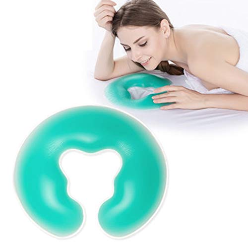 Cuscino in silicone Soft Massaggio,SPA massaggiatore salone di bellezza cura della pelle sovrapposizione morbida viso relax culla cuscino(beige