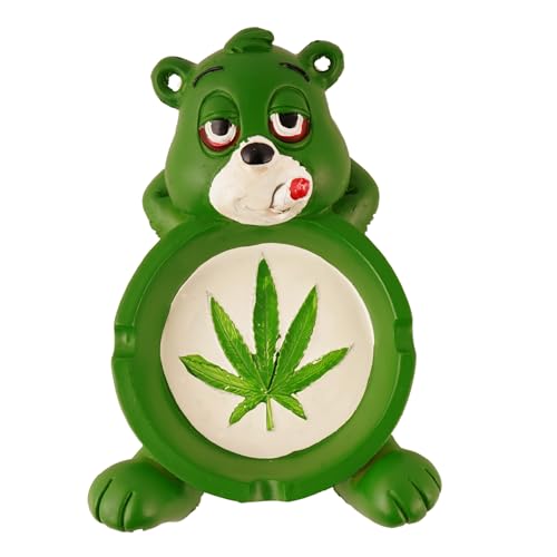 Trendy Zone 21 Stoner Bear Polyresin Ashtray cover