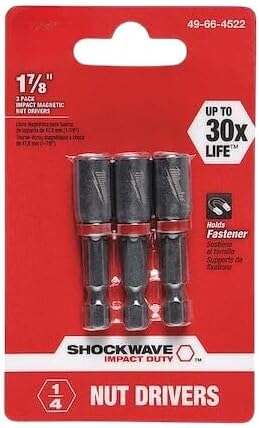 49-66-4522 for Milwaukee Tool Shockwave 1-7/8" Mag Nutdriver 1/4"