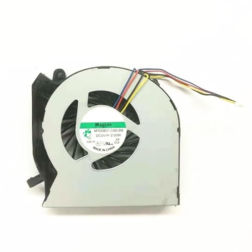 QMSOZMD Piezas de portátil Ventilador de CPU para Ordenador portátil HP Pavilion DV6-7000 DV6 DV7-7000 DV7 Ventilador de refrigeración de CPU DFS481305MC0T FBAV