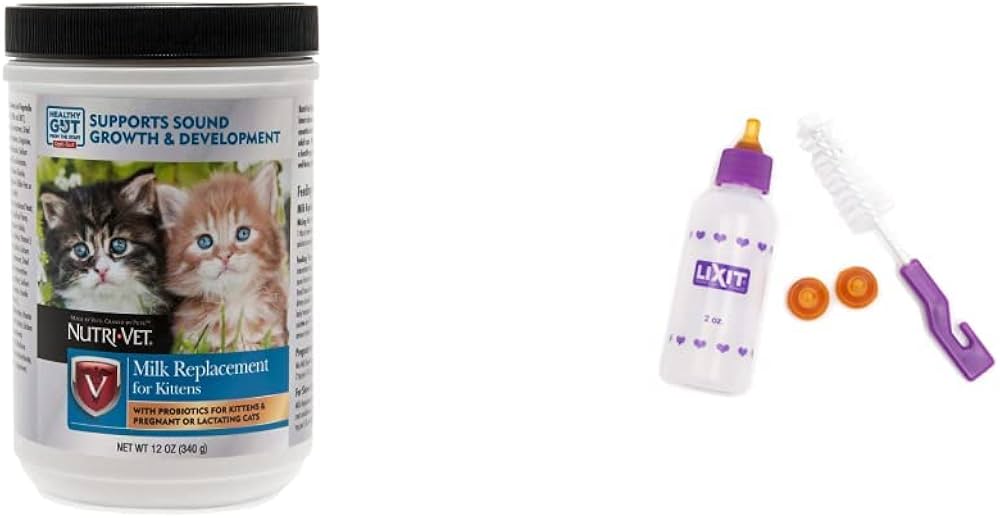 NutriVet Milk Replacement Powder For Kittens, 12 Ounces