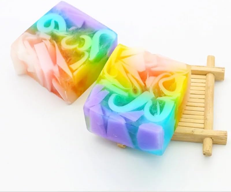 Rainbow Soap by A Few Good Scents - Exceptional soap meticulously crafted to elevate your daily cleansing routine whether in the Bath/Shower (Rainbow)