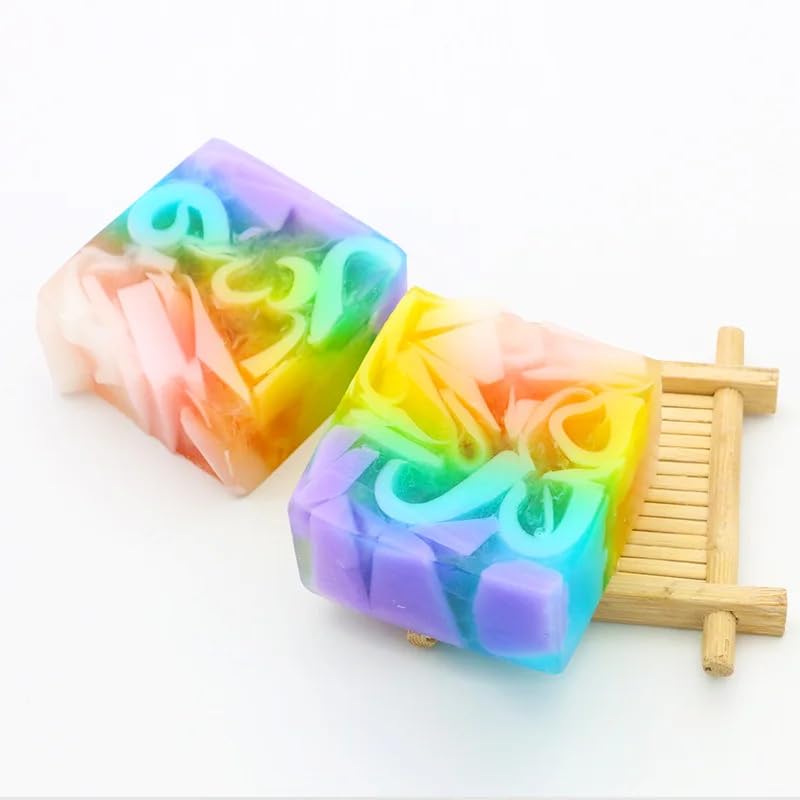 Rainbow Soap by A Few Good Scents - Exceptional soap meticulously crafted to elevate your daily cleansing routine whether in the Bath/Shower (Rainbow)