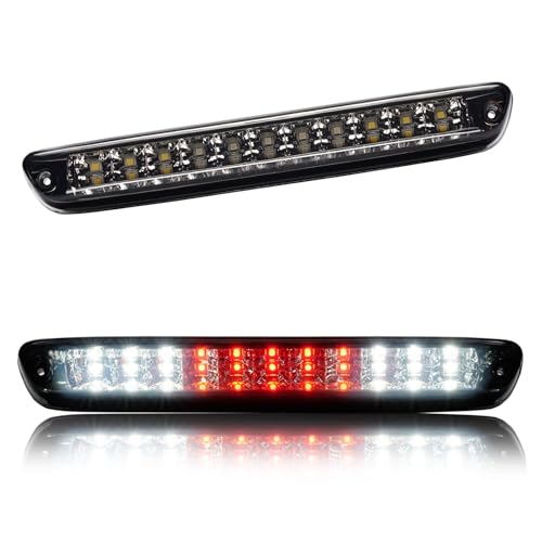 Image of Third 3rd Brake Light LED for 2004-2012 Chevy Colorado, High Mount Rear Brake Lights Assembly for 04-12 GMC Canyon, Waterproof Center Cab Cargo Lamp Stop Light (Smoke)