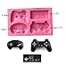 A&J Mini Game Controller Silicone Video Game Controller Gamepad Fondant Mold for Chocolate, Resin, Clay